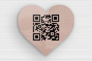 Targhe a forma di cuore - Plexiglass - undefined - miroir-rose-noir - none - it-cartello-a-forma-di-cuore-001-5-1747275949220