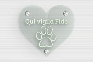 Targhe a forma di cuore - Plexiglass trasparente Verde - undefined - vert - screws - it-cartello-a-forma-di-cuore-003-1-1747275979912