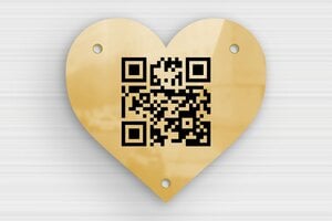 Targhe in ottone - Ottone - undefined - poli - holes-only - it-cartello-a-forma-di-cuore-003-3-1747275982316