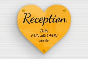 Targhe a forma di cuore - Plexiglass - undefined - miroir-or-noir - screws-spacer - it-cartello-a-forma-di-cuore-004-1-1747275997551