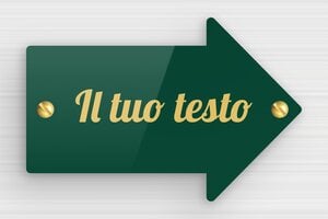 Targhe a forma di freccia - Plexiglass - undefined - vert-or - screws - it-cartello-a-freccia-001-3-1747276063566