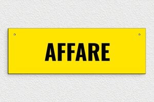 Cartelli pubblicitari  - PVC - undefined - jaune-noir - holes-only - it-cartello-affare-008-1-1747212448354