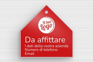 Cartello affittasi personalizzato - Alluminio - undefined - rouge - holes-only - it-cartello-affitto-001-1-1747216865315