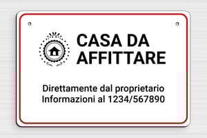 Cartello affittasi personalizzato - PVC - undefined - custom - holes-only - it-cartello-affitto-001-4-1747216885709