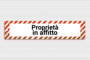 Cartello affittasi personalizzato - PVC - undefined - custom - holes-only - it-cartello-affitto-002-1-1747216904594