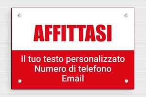 Cartello affittasi personalizzato - PVC - undefined - custom - screws - it-cartello-affitto-002-5-1747216933838