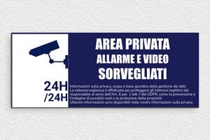 Cartelli area videosorvegliata - Cartello per allarme e videosorveglianza - undefined - custom - glue - it-cartello-allarme-006-1-1747213866587