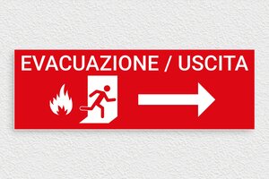 Segnaletica di sicurezza sul lavoro - Cartello di evacuazione antincendio - undefined - rouge-blanc - glue - it-cartello-antincendio-001-3-1747297005054
