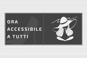 Cartelli pubblicitari  - Alluminio Dibond - undefined - custom - none - it-cartello-aperto-006-3-1747212414001