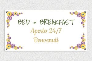 Targhette per porta d'ingresso - Cartello per la colazione - undefined - custom - screws-caps - it-cartello-appartamento-vacanza-003-3-1747215954855