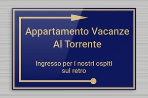 Targhe per locazioni turistiche (CIN 2025) - Cartello di Ricevimento - undefined - bleu-or - none - it-cartello-appartamento-vacanze-005-5-1747216053073
