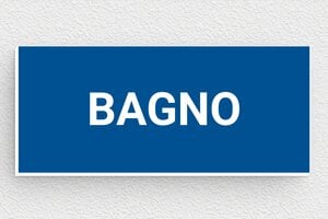 Cartelli per bagno  - Cartello WC - PVC - Blu - 80 x 35 mm - undefined - bleu-blanc - glue - it-cartello-bagno-006-3-1747214509476