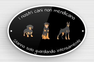 Targhe  personalizzate per cani - Plexiglass - undefined - custom - screws - it-cartello-cane-001-10-1747215152314