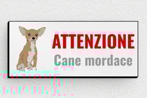 Cartelli attenti al cane - Cartello 'Attenzione, cane mordace' - undefined - gris-noir - glue - it-cartello-cane-002-3-1747214971558