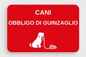 Cartelli attenti al cane - Cartello 'Cane Pericoloso' - undefined - rouge-blanc - glue - it-cartello-cane-003-1-1747214925368