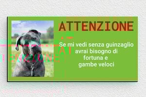 Targhette personalizzate online - PVC - undefined - custom - glue - it-cartello-cane-004-3-1747215044936
