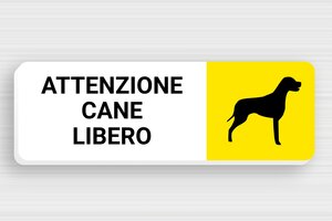 Cartello “Attenti Al Cane” Per Proprietà Privata – 40x25 Cm – Resistente Alle Intemperie – Made In France
