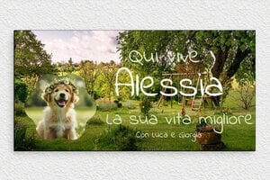Targhe  personalizzate per cani - PVC - undefined - custom - glue - it-cartello-cane-007-3-1747215210040