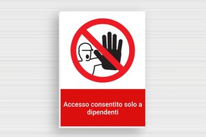 VSafety Cartello Pedone Vietato Accesso – 150x200 Cm – Vinile Autoadesivo A Forma Di Pedone
