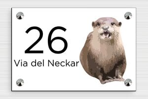 Targhe per animali domestici - PVC - undefined - custom - screws-caps - it-cartello-casa-animale-016-1-1747213437326