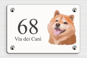 Targhe per animali domestici - PVC - undefined - custom - screws-caps - it-cartello-casa-animale-019-2-1747213411652