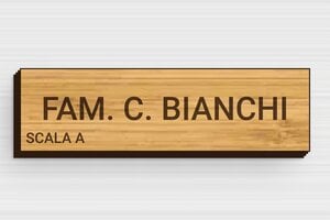 Targhette per cassette postali in legno - Legno - undefined - bambou - none - it-cartello-cassetta-postale-legno-001-3-1747276583934