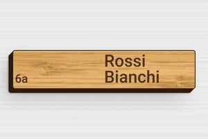 Targhette per cassette postali in legno - Legno - undefined - bambou - magnetic - it-cartello-cassetta-postale-legno-003-4-1747276635624