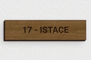 Targhette per cassette postali in legno - Legno - undefined - noyer - glue - it-cartello-cassetta-postale-legno-004-3-1747276658799