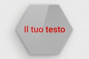 Targhe color argento - Plexiglass - undefined - gris-rouge - none - it-cartello-colore-argento-001-3-1747275683150