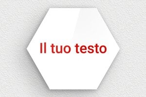 Targhe bianche - Plexiglass - undefined - blanc-rouge - none - it-cartello-colore-bianco-003-4-1747275788174