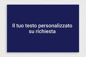 Targhe a colori - PVC - undefined - bleu-marine-blanc - none - it-cartello-colore-blu-002-2-1747220527248