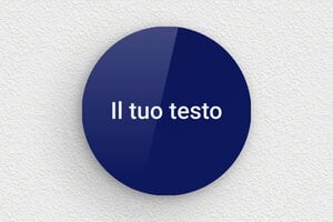 Targhe a colori - Plexiglass - undefined - bleu-blanc - none - it-cartello-colore-blu-003-5-1747220565828