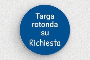 Targhe a colori - PVC - undefined - bleu-blanc - none - it-cartello-colore-blu-004-1-1747220572586