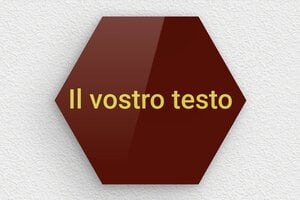Targhe a colori - Plexiglass - undefined - custom - none - it-cartello-colore-bordeaux-001-1-1747220578109