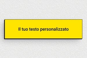 Targhe a colori - PVC - undefined - jaune-noir - none - it-cartello-colore-giallo-001-1-1747220662632