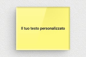 Targhe a colori - Plexiglass - undefined - custom - none - it-cartello-colore-giallo-001-2-1747220666445