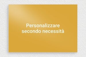 Targhe a colori - Alluminio - undefined - or-blanc - none - it-cartello-colore-giallo-001-5-1747220676920