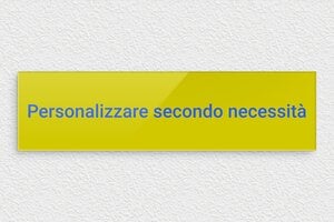 Targhe a colori - Plexiglass - undefined - custom - none - it-cartello-colore-giallo-002-1-1747220680636