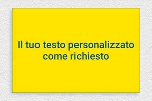Targhe a colori - PVC - undefined - jaune-bleu - none - it-cartello-colore-giallo-002-2-1747220684979
