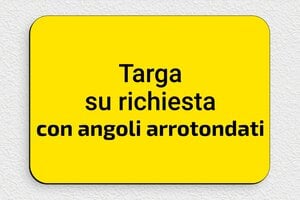 Targhe a colori - PVC - undefined - jaune-noir - none - it-cartello-colore-giallo-002-3-1747220691957