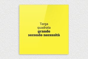 Targhe gialle - Plexiglass - undefined - custom - none - it-cartello-colore-giallo-003-1-1747220715123