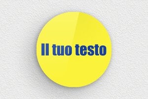 Targhe gialle - Plexiglass - undefined - custom - none - it-cartello-colore-giallo-003-5-1747220731315