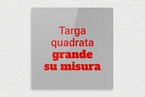 Targhe grigie - Plexiglass - undefined - gris-rouge - none - it-cartello-colore-grigio-003-2-1747275347245