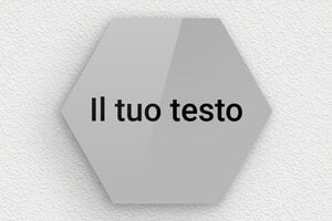 Targhe grigie - Plexiglass - undefined - custom - none - it-cartello-colore-grigio-004-5-1747275376876