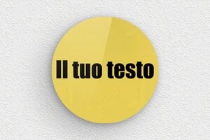 Targhe dorate - Plexiglass - undefined - or-clair-noir - none - it-cartello-colore-oro-001-5-1747220765051