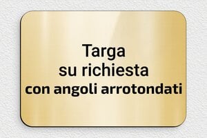 Targhe in plastica - PVC - undefined - or-brillant-noir - none - it-cartello-colore-oro-003-2-1747275246515
