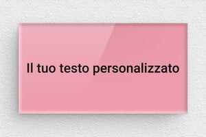 Targhe rosa - Plexiglass - undefined - custom - none - it-cartello-colore-rosa-001-3-1747275470285