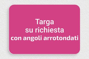 Targhe rosa - PVC - undefined - rose-blanc - none - it-cartello-colore-rosa-002-1-1747275482909