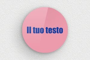 Targhe rosa - Plexiglass - undefined - custom - none - it-cartello-colore-rosa-003-2-1747275513944