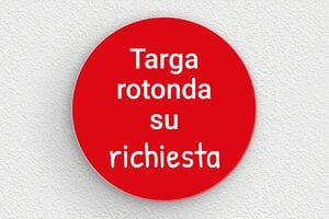 Targhe rosse - PVC - undefined - rouge-blanc - none - it-cartello-colore-rosso-001-3-1747275550106
